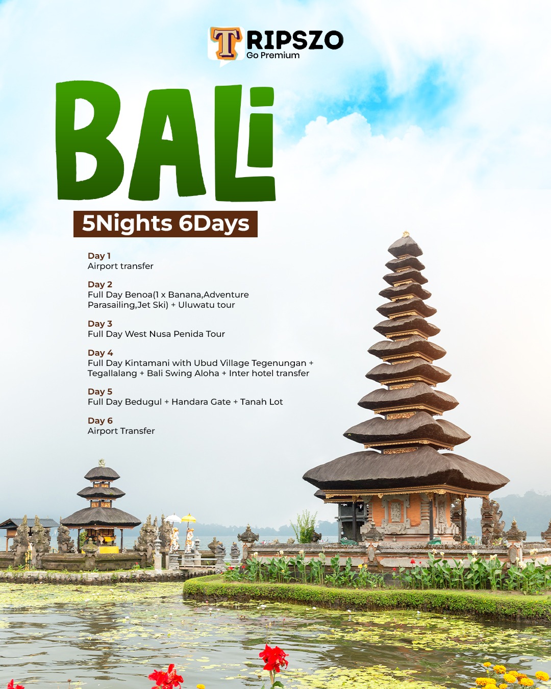 Bali Delight Tour - 5 Nights/ 6 Days (Couple Special) (Copy)