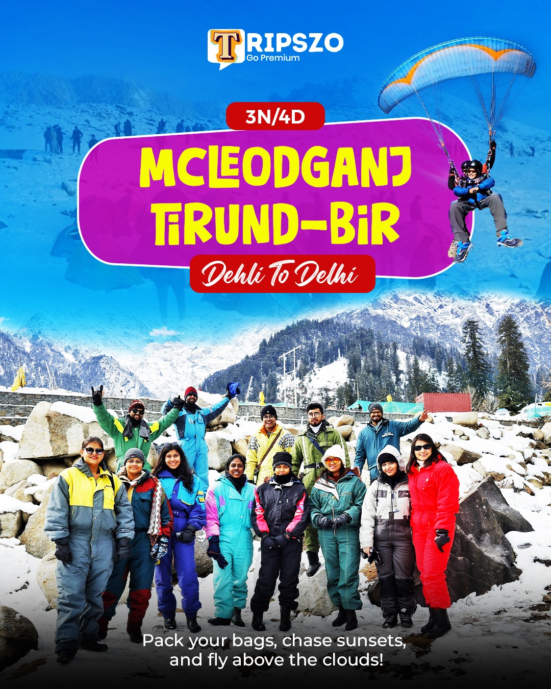 McLeodganj Triund Bir Backpacking Trip | 3N4D | Ex Delhi