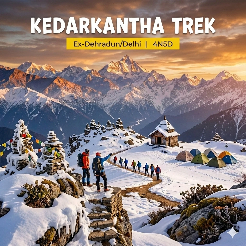 Kedarkantha Trek 4N5D Ex Dehradun