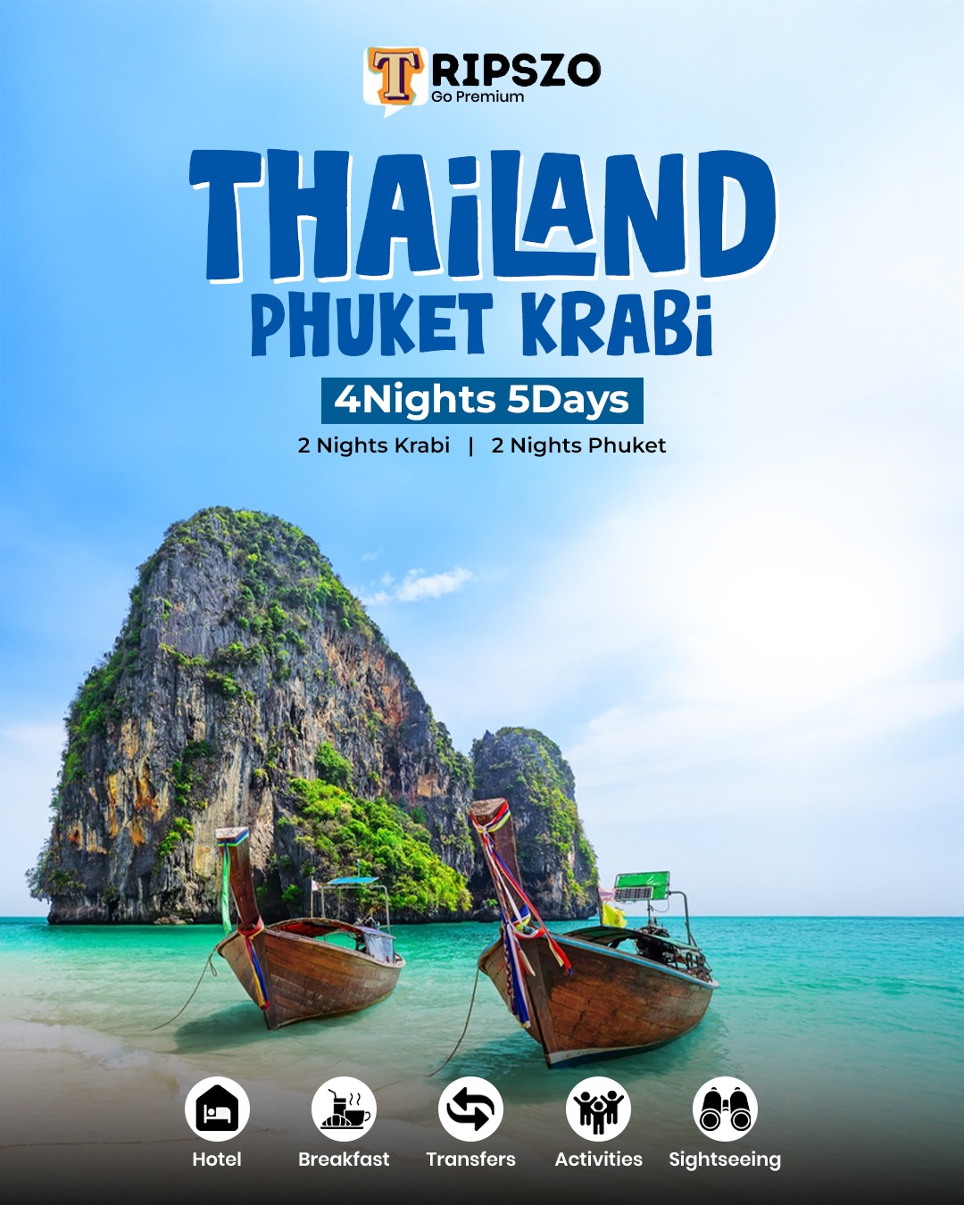 Thailand Getaway Package – Krabi & Phuket (4 Nights / 5 Days)